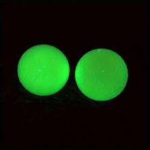 2 Packs Luminous Golf Balls: Automatic Fluorescent Balls For Night Training - Specially Designed For Golf Training - Multicolor - View 9