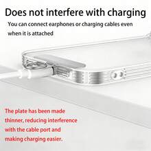 Perfect Valentine's Day Gift For Her! Elegant Metal Phone Lanyard Clip - Fashionable Silver Stand, Making Your Phone And Stylish