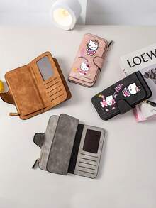 SANRIO Hello Kitty Women's Wallet, Long Zipper Flap Design, Multi-Functional Handbag, Convenient To Carry And Store Cards And Coins, Suitable For Outdoor And Commuting - Multicolor - View 4