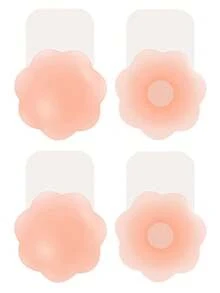 12pcs/6Pairs Reusable Lifting Nipple Covers, Seamless Breathable Self-Adhesive Invisible Bra, Traceless Anti-Bump, Women's Underwear And Underwear Accessories. - 彩色 - 查看 13