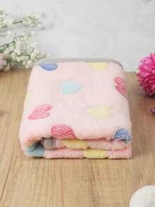 This Lightweight, Breathable, Washable And Cozy Pet Blanket Is Made Of Polyester Fiber, Suitable For Small Cats And Dogs To Use In Autumn And Winter Seasons. - Pink - View 9