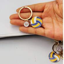 1pc Personalized Volleyball Keychain - The Perfect Holiday Gift For Players - Volleyball Alphabet Suit - View 5
