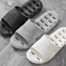 Hollow Bathroom Slippers, Non-Slip Shower Sandals For Men And Women, EVA Soft Bottom Versatile Indoor Home Couple Slippers