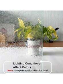 1/Roll 3D Window Privacy Film, Static Clings Vinyl Window Film Sun Blocking, Privacy Sticker For Glass Door - Multicolor - View 3