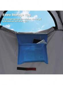 One Pop-Up Toilet Tent For Camping, Quick-Setup Outdoor Privacy Tent, Pop-Up Changing Tent For Outdoor Shower, 190*120*120 Cm, Portable Privacy Tent Suitable For Outdoor Adventures, Camping, Hiking, Fishing, Beach Trips Or Picnics, Enhancing Camping Convenience, A Must-Have For Camping Enthusiasts, Privacy-Protecting Pop-Up Portable Toilet Tent, Camping Tent, Outdoor Tent, Privacy Tent, Shower Tent, Portable Toilet - Multicolor - View 8