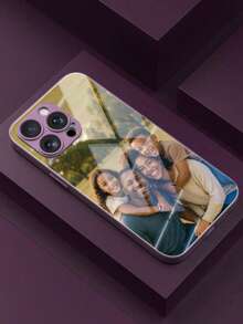 1pc Customized Photo Phone Case, Personalized Soft Shell Phone Case, Couple Phone Case, High-Definition Anti-Slip Photo Customized Case, Soft Thick Anti-Drop Design, Printed With Life, Family, Landscape, Wedding, Cats, Beige Floral And More Photos, Fashionable And Elegant, Colorful, Matching, Unique Customization, Compatible With Iphone17 Air/16/15/14/13/12/11 Pro Max, Galaxy A17/A07/A15/A25/A35/A55/S23/24 Ultra Series, OPPO, Redmi And Other Models