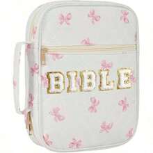 Bible Cover Women Large Bible Cover With Durable Handle Quilted Bible Carrying Girls Bible Study Supplies Accessories(Only Bags, No Pens And Notebooks And Sticky Note) - Nhiều màu - Xem 8