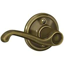 Schlage Flair LLavin de palanca para mano izquierda, long lever,(Mano izquierda Antique Brass) - Multicolor - Ver 1