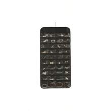 Organizador para arete, organizador de joyas colgantes, organizador de 80 bolsillos, organizador para arete, organizador para collares, pulseras, anillos de almacenamiento - 80 bolsillos - Ver 2