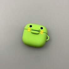 1个电子宠物鸡3D造型硅胶软壳保护套，兼容苹果4/3、Pro 3/2 - 綠色 - 查看 8