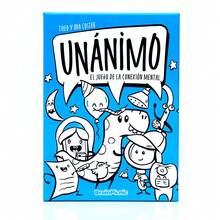 Unanimo 卡牌游戏。Unanimo 是一款以心理默契为核心的棋盘游戏。西班牙语版卡牌游戏白板计分板。 - 黑色 - 查看 2