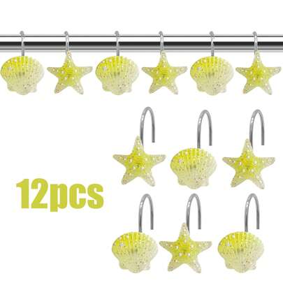 12Pcs Multicolor Starfish Hooks, Secret Santa Swaps, Holiday House Sitting, Or Seasonal Gifts-The Perfect Personalized Present. Ideal For Christmas Decorations, Bedroom Organization, Living Room Displays, Entryway Accents, And Party Arrangements. Securely Hangs Ornaments, Scarves, And Jewelry.