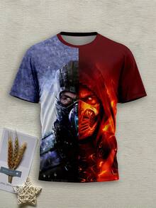 Hasna'S 3D Print T-Shirt For Men - Kiểu 1 - Xem 3