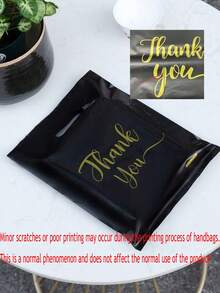 100pcs Plastic Gift Bags, Convenience Store And Clothing Store Packaging Bags, Grocery Store Shopping Bags, Low-Pressure Flat-Mouth Four-Finger Tote Bags, Gift Packaging Plastic Shopping Bags, Clothing Bags (Manual Counting Will Have An Error Of 3) - Nhiều màu - Xem 8