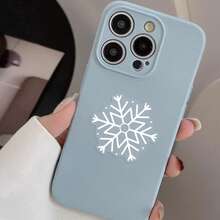 50pcs Winter Minimalist White Snowflake Transparent Decorative Stickers, DIY Vase, Envelope, Desktop, Korean Style - Multicolor - View 9