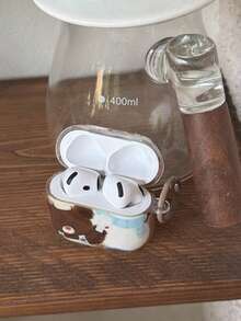 Cute Chef Snowman & Bear Design Pro 3/Pro 2 Wireless Bluetooth Earphone Case, Soft Protective Cover, Korean Style - Multicolor - View 5