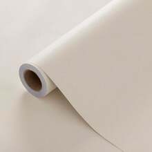 Papel tapiz beige utilizado para decoración de paredes, papel de contacto, papel tapiz autoadhesivo, revestimiento de encimeras, forros de estantes para decoración del hogar, adhesivos de pared desprendibles y resistentes al agua para baño, dormitorio, sala de estar, gabinetes de cocina, decoración del hogar y arte de decoración de paredes - Albaricoque - Ver 3