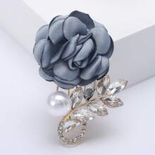 Broche decorado con flores y perlas de imitación para el Día de San Valentín - Multicolor - Ver 9