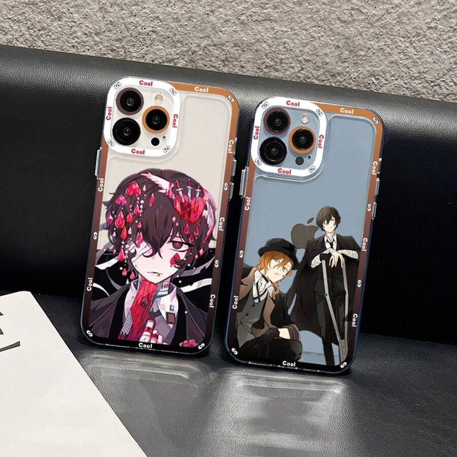 Custodia per telefono compatibile con Anime Bungou Stray Dogs, adatta per iPhone 14, 13, 12, 11 Pro Max, XS, X, XR, SE 2020, 6, 7, 8 Plus, Mini, e custodie protettive compatibili con 17 Pro Max, 17 Pro, 17, 16 Pro Max - Z2 - Visualizzare 1