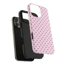 Y2K Style Polka Dot Phone Case, Cute Aesthetic, Compatible With IPhone 17/16/15/14/13/12/11 Pro Max