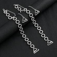 New Lingerie Metal Pearl Exposed Adjustable Bra Strap Chain, Detachable Underwear Accessory