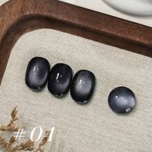 10毫升/瓶 2025秋冬新款热销美白、黑色指甲、金色闪粉、流行黑色水钻、玻璃珠、磁性、水晶猫眼凝胶指甲油、白色指甲油、法式美甲、圣诞美甲 - 彩色 - 查看 15