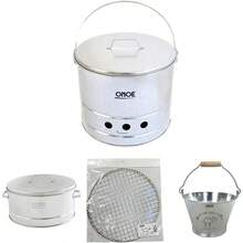 火消しつぼになる七輪 HS-250 火消し壺として利用することも可能 キャンプ バーベキュー BBQ アウトドア用七輪 - デフォルト - チェックする 8