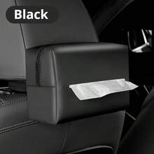 真皮车载纸巾盒，悬挂式纸巾架，适用于汽车座椅靠背、扶手箱，车内储物配件 - 均碼 - 查看 16