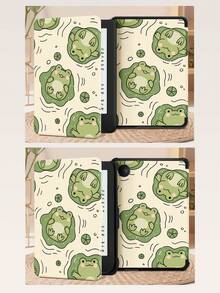 Anime Frog Cartoon Pattern Protective Case Compatible With IPad 7/8/9/10.2", IPad 10th Gen, Kindle Paperwhite 12th Gen 2024, Kindle (11th Generation) 2022, Galaxy Tab. The Case Has Auto Sleep/Wake Function, Multiple Styles Available - Multicolor - View 11