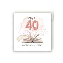 Fun 40th Birthday Card, Friend's 40th Birthday Card, Wife's 40th Birthday Card, Pink 40th Birthday Card, Best Friend's Birthday Card - Multicolor - View 9