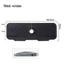 1 件硅胶水槽防溅罩、水龙头滴水收集托盘和干燥垫、多功能厨房和浴室水槽配件、防滑洗碗皂和海绵架、厨房台面防溅保护器、房车、吧台、厨房水槽水龙头垫、水龙头防溅罩、厨房水槽防溅罩