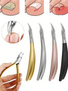 1pc Stainless Steel Toe Nail Clipper, Household Simple Toenail Nipper, Unisex Foot Care Tool, Pedicure, Ingrown Toenail