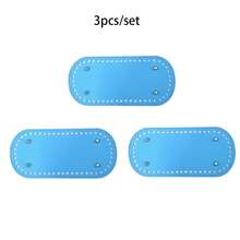 Handmade PU Leather Woven Bag Set With Crochet Shoulder Straps And Bottom Bag, DIY Craft Kit(Silver Gasket, No Impact On Use, Style Random) - Multicolor - View 17