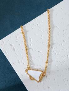 1pc Classic Vibe Cheerleader Pendant Necklace, Suitable For Daily Wear And Gatherings - Multicolor - View 6