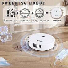 Robot hút bụi 3 trong 1, quét và lau nhà đa năng, thích hợp cho sàn gỗ, đá cẩm thạch, gạch, thảm, nhà bếp và nhiều bề mặt khác, lau sàn nhà (chạy bằng pin) - Nhiều màu - Xem 2