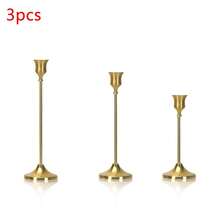Bộ 3 chân nến hình nón bằng sắt, chân nến trang trí - Chân nến dùng cho đám cưới, ăn tối, tiệc tùng - Đồng thau cổ, chân nến trang trí lò sưởi, chân nến trang trí bàn, chân nến trụ dùng cho đám cưới, trang trí nhà cửa, trang trí tiệc ngày lễ, trang trí lễ hội - Vàng giả - Xem 18