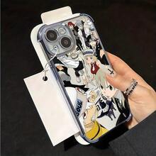 Anime S-Soul Eater Phone Case Compatible With  17 16e 16 15 14 13 12 11 Mini Pro Max Air X XR XSMAX 8 7 Plus Shockproof Transparent Soft Back Case, Daily Use Case, Anime Design, Lightweight Shell, Comfortable Fit, Technology Enthusiast,  User - 混合顏色 - 查看 1