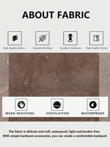 防盗多层复古PU软皮背包，多功能时尚日常包，多口袋轻便旅行包，大容量简约书包，方便实用，适合学生、护士、教师、商务人士、旅行、通勤、购物、办公、约会、徒步、训练、工作等各种场合，也是生日礼物和节日礼物的理想之选。 - 彩色 - 查看 6