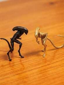 1件黄铜外星战士雕像 - 合金铸造工艺收藏摆件，汽车桌面装饰，重型艺术模型 | 畅销产品，静态雕塑，合金工艺品，汽车装饰，收藏品，艺术模型 - 彩色 - 查看 7