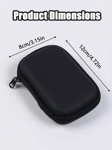 2 Peças Porta-moedas Portátil, Estojo para Fone de Ouvido, Caixa de Armazenamento para Fones de Ouvido, Organizador de Cabo USB, Bolsa de Armazenamento, Porta-chaves, Bolsa para Carregador, Estojo para Fones de Ouvido e Fones de Ouvido Sem Fio, Essencial para Dormitório Universitário, Organizador de Viagem, Bolsa de Cosméticos, Presente de Natal, Decoração de Natal, Dia das Mães, Presente de Natal de Outono, Adequado para Presentes de Férias, Estilo Boho - Multicolorido - Visão 2