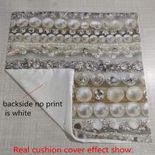 1pc/2pcs Elegant Luxury Square Pillow Covers With Sparkling Rhinestone Design - Modern Style, Mixed Colors, Envelope Closure, Hand Wash Only, Suitable For Office, Car, Living Room, Bedroom Decor (Pillow Insert Not Included), Decorative Pillow Covers, Multipurpose Home Decor - Grey - View 8