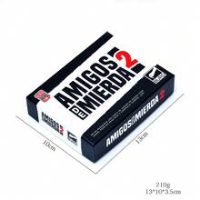 Juego de mesa de cartas "Friends 2" en español, juego de fiesta divertido - Negro - Ver 3