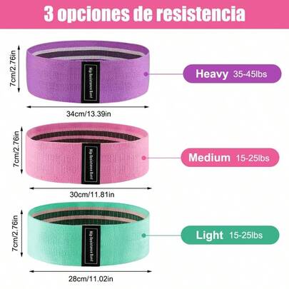 适用于力量训练、瑜伽和健身的阻力带，适合腿部和臀部锻炼，多功能阻力带