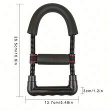 Dụng cụ tăng cường sức mạnh cổ tay 100lbs, dụng cụ tập luyện tay, dụng cụ tập luyện cẳng tay, được làm từ chất liệu PP, không dùng điện, màu đen và vàng, thích hợp cho việc tập thể dục và tăng cường cơ bắp. - màu đen - Xem 7