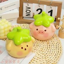 1 szt. Kubek z uroczym rysunkowym prosiaczkiem i psem, kreatywny kubek na wodę dla uroczej pary, elegancki kubek do kawy do domu/akademika, prezent dla dziewczyn, koleżanek z klasy, przyjaciółek, na urodziny, Walentynki - Wielokolorowe - Zobacz 11