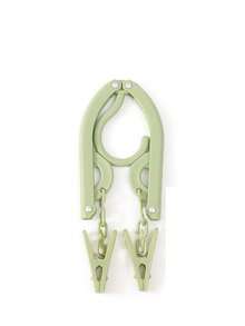 1/12 Pack Of Multi-Color Folding Clothes Hangers, Foldable Travel Clothes Hangers, Portable And Space-Saving Plastic Clothes Racks, Non-Slip And Space-Saving Travel Clothes Hangers With Smooth Surface And Non-Slip Design, Suitable For Travel, Business Trips And Home Use - Ideal For Hanging Underwear And Socks. - Multicolor - View 15