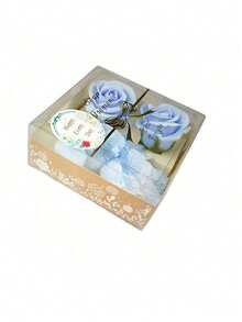 1pc Gift Box, Towel Bear Soap Rose Gift Box, Valentine's Day, Birthday Gift, Anniversary Wedding Gift - Red Valentine's Day Gift Box - Best For Women, Husband And Wife Thanksgiving And Christmas Ew Year Gift - Multicolor - View 5