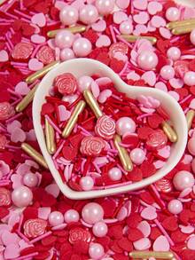 75g/2.6oz,Valentine's Day Edible Mix Sugar Sprinkles For Baking Cake Decoration Sprinkles,Macarons, Cupcakes, Waffles, Donuts, Lollipops Cupcake Biscuits Desserts Party Themed Parties Decoration - Multicolor - View 17