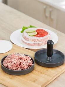 1pc/2pcs Aluminum Burger Press Mold, 100 Patty Sheets, Non-Stick Hamburger Maker, Dishwasher, BBQ Grill Kitchen Gadget, Food Contact, Uncharged, Ideal For Home & School Use - Multicolor - View 15