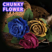 80克/2.85盎司全息超细闪粉，1/128英寸树脂亮片，适用于水杯、树脂工艺品、史莱姆、美甲、节日装饰、圣诞饰品等。 - 玫紅色 - 查看 10